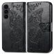 Чехол-книжка с рисунком UniCase Butterfly Pattern для Samsung Galaxy S26 FE - Black (412726B). Фото 1 из 6