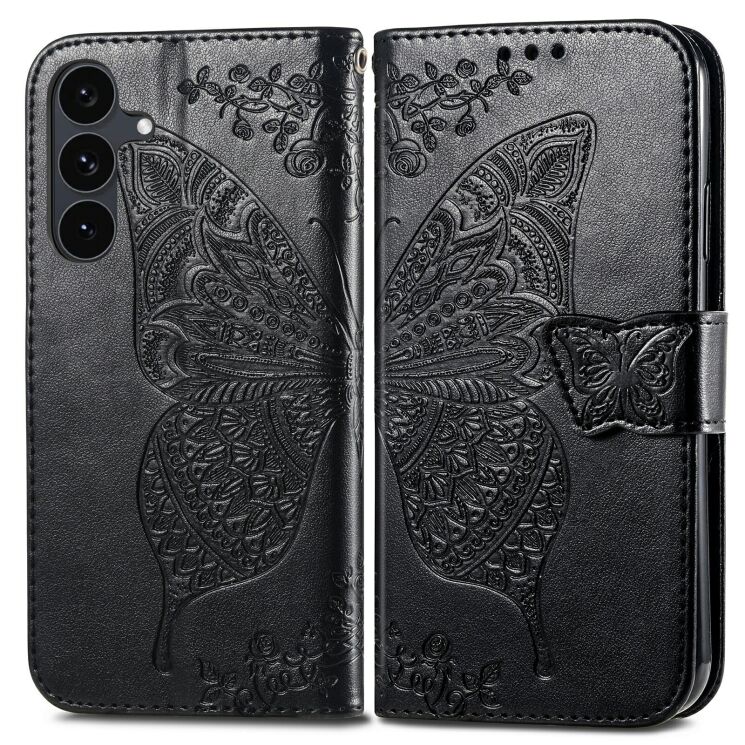 Чехол-книжка с рисунком UniCase Butterfly Pattern для Samsung Galaxy S26 FE - Black (412726B) Чехол-книжка с рисунком UniCase Butterfly Pattern для Samsung Galaxy S26 FE - Black: фото 1 из 6