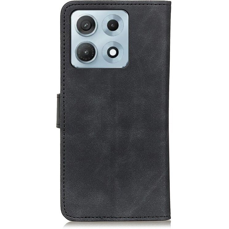 Чехол-книжка с застежкой KHAZNEH Retro Wallet для Motorola Edge 70 Max - Black: фото 5 из 8