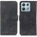 Чехол-книжка с застежкой KHAZNEH Retro Wallet для Motorola Edge 70 Max - Black (435514B). Фото 1 из 8
