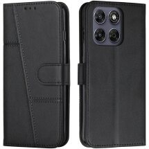 Чехол-книжка с застежкой UniCase Jet Cover для Motorola Moto G77 - Black: фото 1 из 10