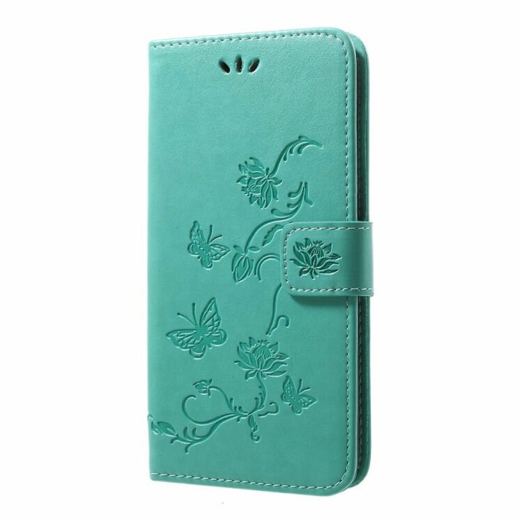 Чехол-книжка UniCase Flower Pattern для Samsung Galaxy A50 (A505) / A30s (A307) / A50s (A507) - Green: фото 2 из 5