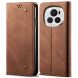 Чехол-книжка UniCase Jeans Wallet для Honor Magic 6 Pro - Coffee (355804C). Фото 1 из 6