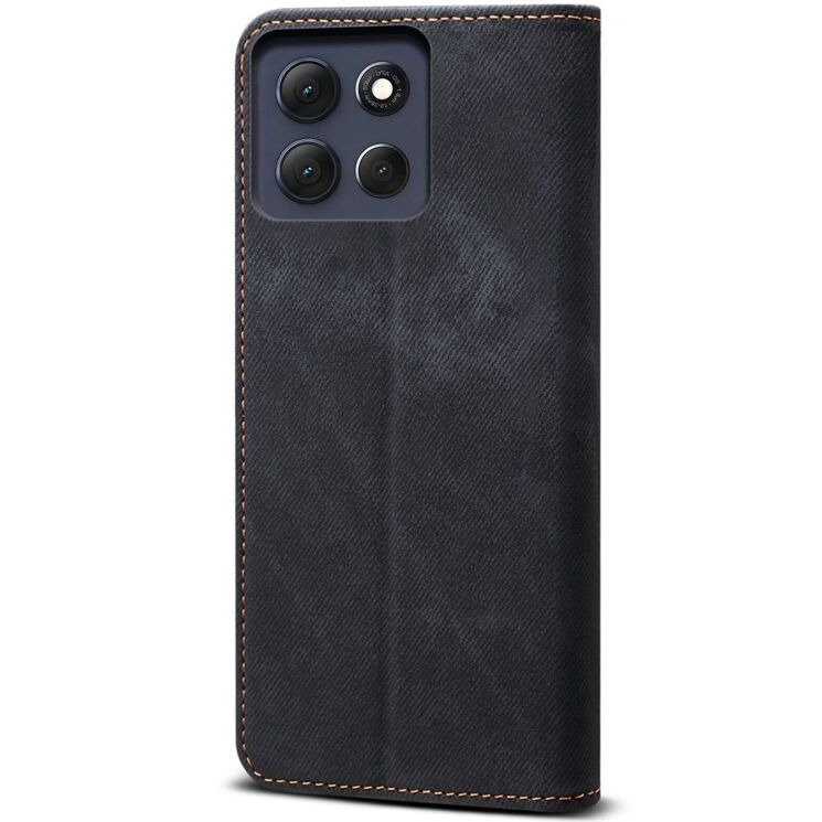 Чехол-книжка UniCase Jeans Wallet для Motorola Moto G86 - Black: фото 6 из 6