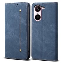 Чохол-книжка UniCase Jeans Wallet для OnePlus Nord CE 5 / Ace 5 Racing - Blue: фото 1 з 6