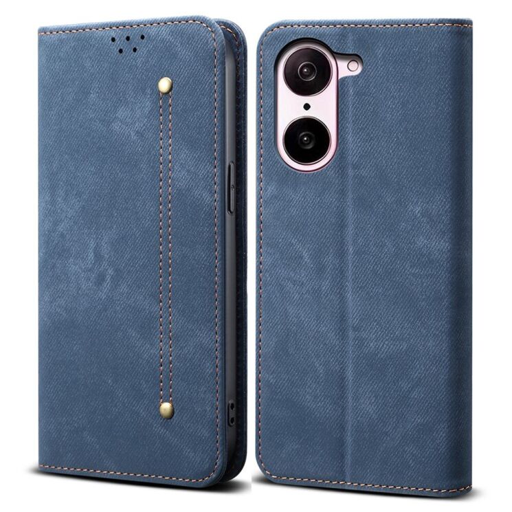 Чохол-книжка UniCase Jeans Wallet для OnePlus Nord CE 5 / Ace 5 Racing - Blue: фото 1 з 6