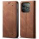 Чехол-книжка UniCase Jeans Wallet для Realme GT Neo 6 SE / GT 6T / GT 6 - Coffee (356116C). Фото 1 из 6