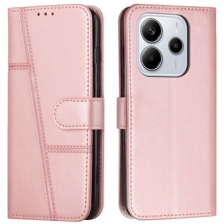 Чохол-книжка UniCase Jet Cover для Xiaomi Redmi Note 14 4G - Rose Gold: фото 1 з 10