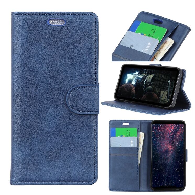 Чехол-книжка UniCase Vintage Wallet для Samsung Galaxy J2 Core (J260) - Blue: фото 1 из 10