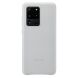 Чехол Leather Cover для Samsung Galaxy S20 Ultra (G988) EF-VG988LSEGRU - Grayish White (315030S). Фото 1 из 4