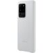 Чехол Leather Cover для Samsung Galaxy S20 Ultra (G988) EF-VG988LSEGRU - Grayish White (315030S). Фото 2 из 4