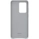 Чехол Leather Cover для Samsung Galaxy S20 Ultra (G988) EF-VG988LSEGRU - Grayish White (315030S). Фото 4 из 4