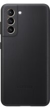 Чехол Leather Cover для Samsung Galaxy S21 (G991) EF-VG991LBEGRU - Black: фото 1 из 3