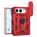 Чохол (PC+TPU) з підставкою Deexe Armor Shield (FF) для iPhone Duo - Red (435009R). Фото 1 з 9