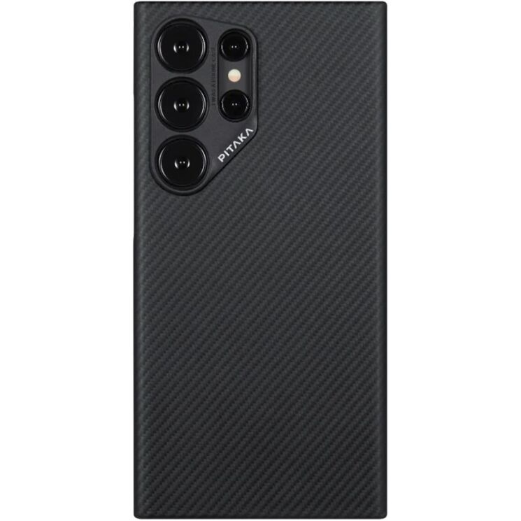 Защитный чехол Pitaka StarPeak MagEZ Case 4 для Samsung Galaxy S24 Ultra (S928) KS2401U - Black / Grey: фото 2 из 14