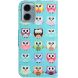 Чохол з малюнком Deexe Color Wallet для Motorola Moto G06 - Owls (401532F). Фото 5 з 5