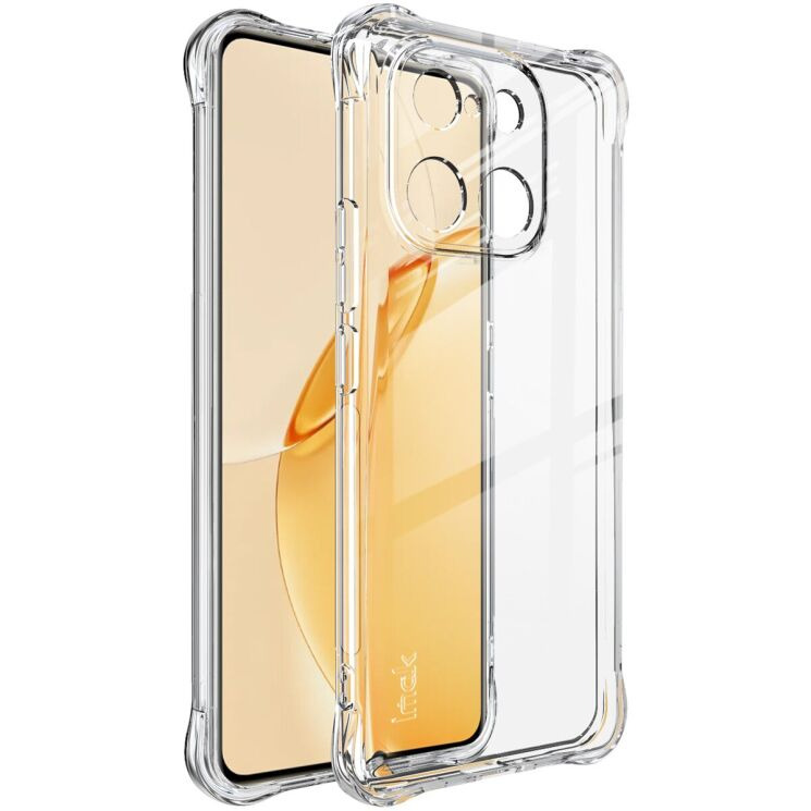 Чехол с усиленными углами IMAK Airbag MAX Case для Realme 16 Pro Plus - Transparent: фото 1 из 8