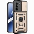 Чехол с защитой камеры Deexe Armor Shield для Infinix Hot 70 - Gold (422002F)