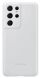 Чехол Silicone Cover для Samsung Galaxy S21 Ultra (G998) EF-PG998TJEGRU - Light Gray (229034J). Фото 1 из 2