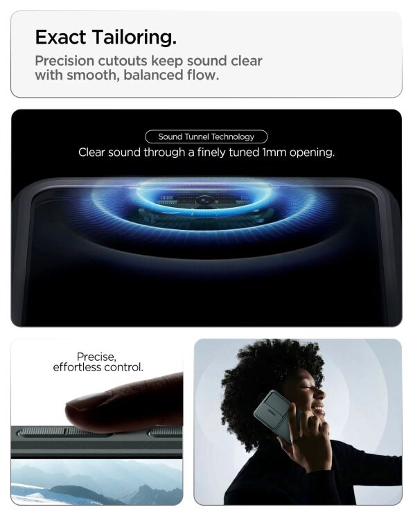 Чехол со шторкой для камеры Spigen Optik Armor для Samsung Galaxy S26 Ultra (S948) ACS10687 - Black: фото 9 з 11