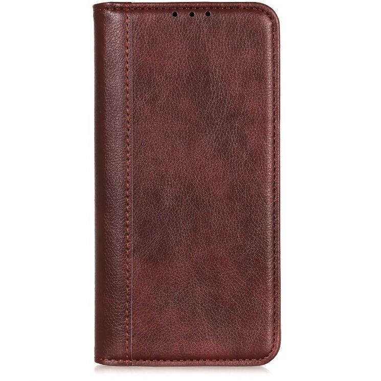 Чехол UniCase Book Series для Xiaomi Redmi Note 14 Pro - Brown: фото 6 из 7