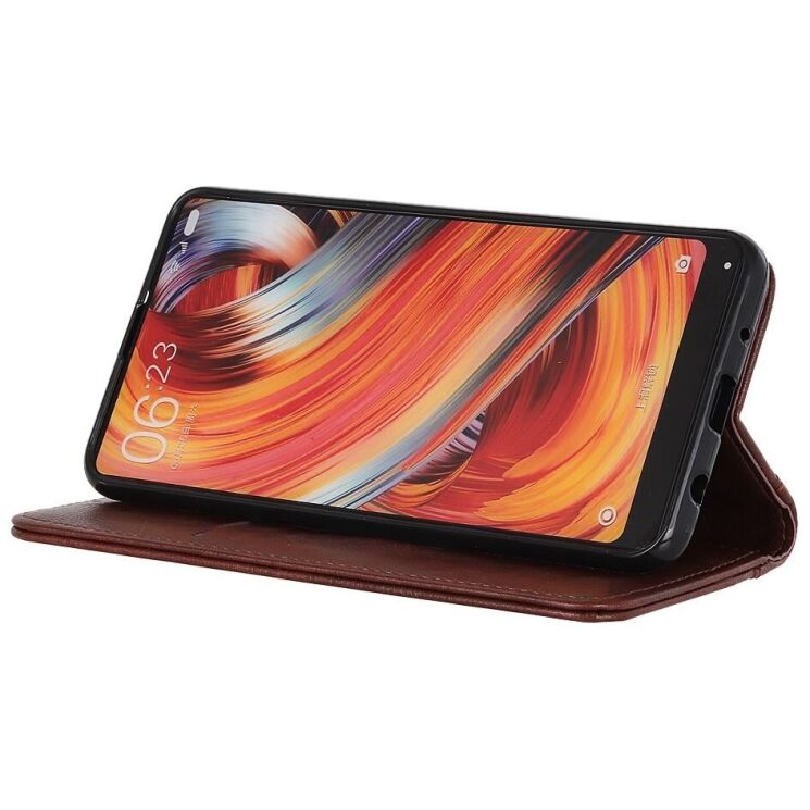 Чехол UniCase Book Series для Xiaomi Redmi Note 14 Pro - Brown: фото 3 из 7