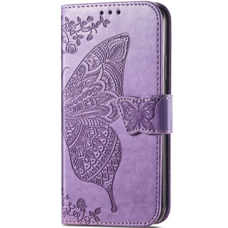 Чехол UniCase Butterfly Pattern для Apple iPhone 15 Pro - Light Purple: фото 4 из 5