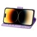 Чехол UniCase Butterfly Pattern для Apple iPhone 15 Pro - Light Purple (329366LV). Фото 3 из 5