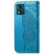 Чехол UniCase Butterfly Pattern для Motorola Moto E13 - Blue (320122L). Фото 5 из 10