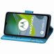 Чехол UniCase Butterfly Pattern для Motorola Moto E13 - Blue (320122L). Фото 3 из 10