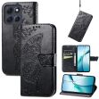 Чехол UniCase Butterfly Pattern для Motorola Moto G86 - Black (383339B)