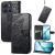 Чохол UniCase Butterfly Pattern для Motorola Moto G86 - Black: фото 1 з 10