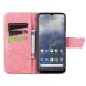 Чехол UniCase Butterfly Pattern для Nokia G60 - Pink (307929P). Фото 2 из 11