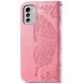 Чехол UniCase Butterfly Pattern для Nokia G60 - Pink (307929P). Фото 5 из 11