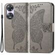 Чехол UniCase Butterfly Pattern для OPPO A78 5G - Grey (340900H)