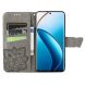 Чехол UniCase Butterfly Pattern для Realme 12 / 12 Plus - Grey (355507H). Фото 2 из 8