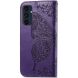 Чехол UniCase Butterfly Pattern для Samsung Galaxy S24 FE (S721) - Dark Purple (367533DV). Фото 6 из 11