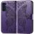 Чехол UniCase Butterfly Pattern для Samsung Galaxy S24 FE (S721) - Dark Purple: фото 1 из 11