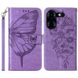 Чехол UniCase Butterfly Pattern для TECNO Pova 5 - Purple (333616V)