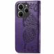 Чохол UniCase Butterfly Pattern для TECNO Spark 20 Pro - Dark Purple (345421DV). Фото 5 з 8