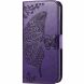 Чохол UniCase Butterfly Pattern для TECNO Spark 20 Pro - Dark Purple (345421DV). Фото 4 з 8
