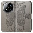 Чехол UniCase Butterfly Pattern для Xiaomi Redmi Note 14 Pro 5G - Grey (373123H)