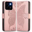 Чехол UniCase Butterfly Pattern для ZTE Blade A35 / Blade A55 - Rose Gold (367719RG)