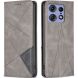 Чехол UniCase Geometric Pattern для Motorola Edge 50 Pro - Grey (353603H). Фото 1 из 8