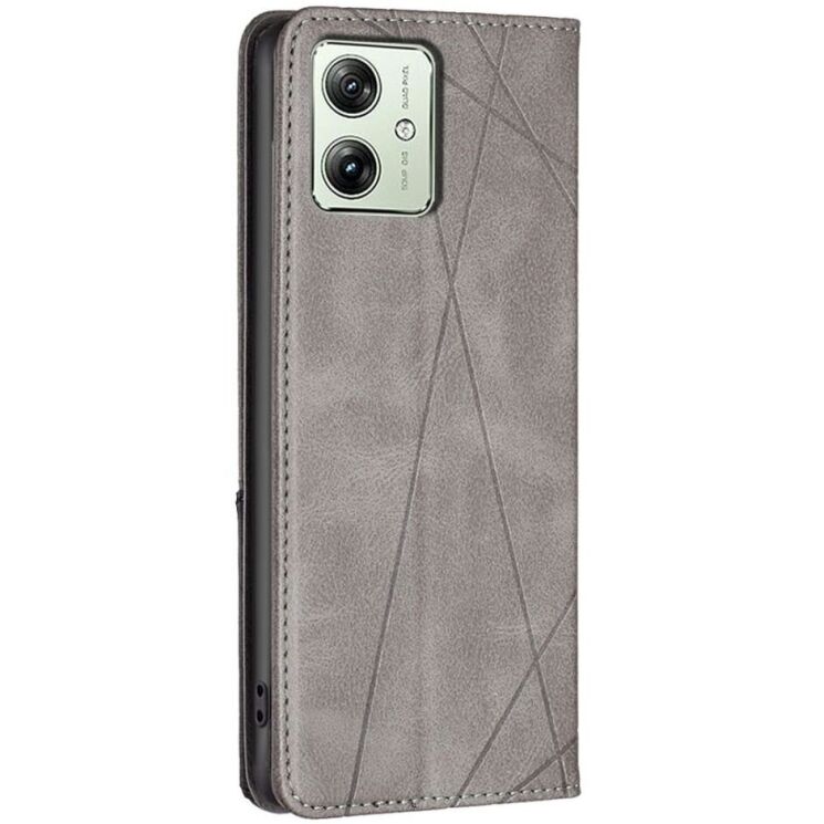 Чехол UniCase Geometric Pattern для Motorola Moto G54 / G54 Power - Grey: фото 3 из 8