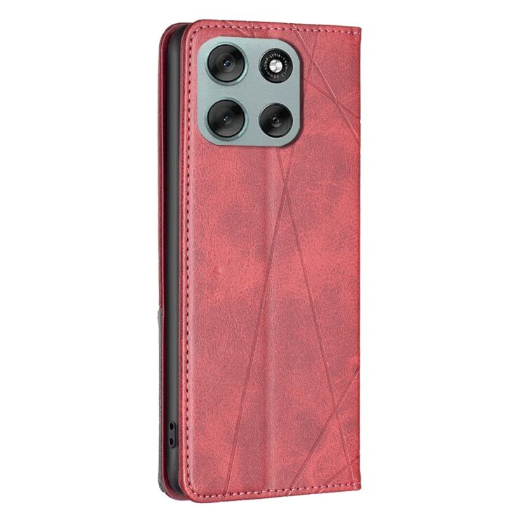 Чохол UniCase Geometric Pattern для Motorola Moto G56 - Red: фото 3 з 9