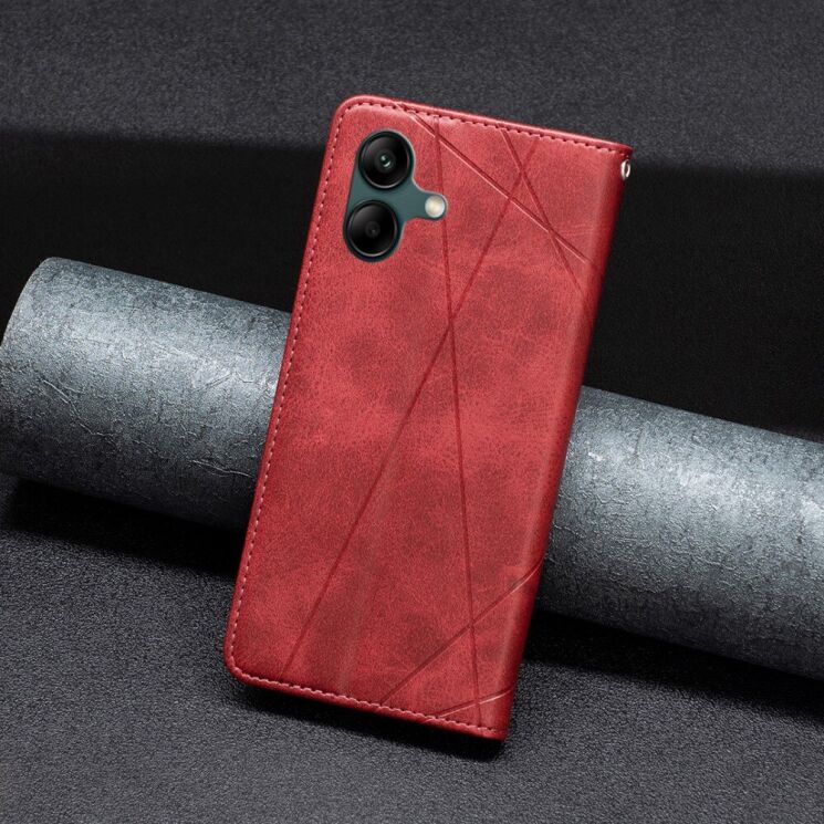Чехол UniCase Geometric Pattern для Samsung Galaxy A06 (A065) - Red: фото 5 из 8