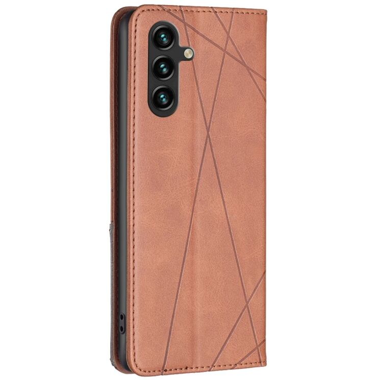 Чехол UniCase Geometric Pattern для Samsung Galaxy S25 FE (S731) - Brown: фото 3 из 9