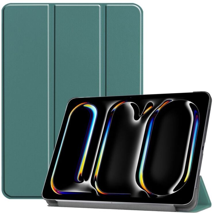 Чехол UniCase Slim для Apple iPad Pro 11 (2024) - Blackish Green: фото 1 из 8
