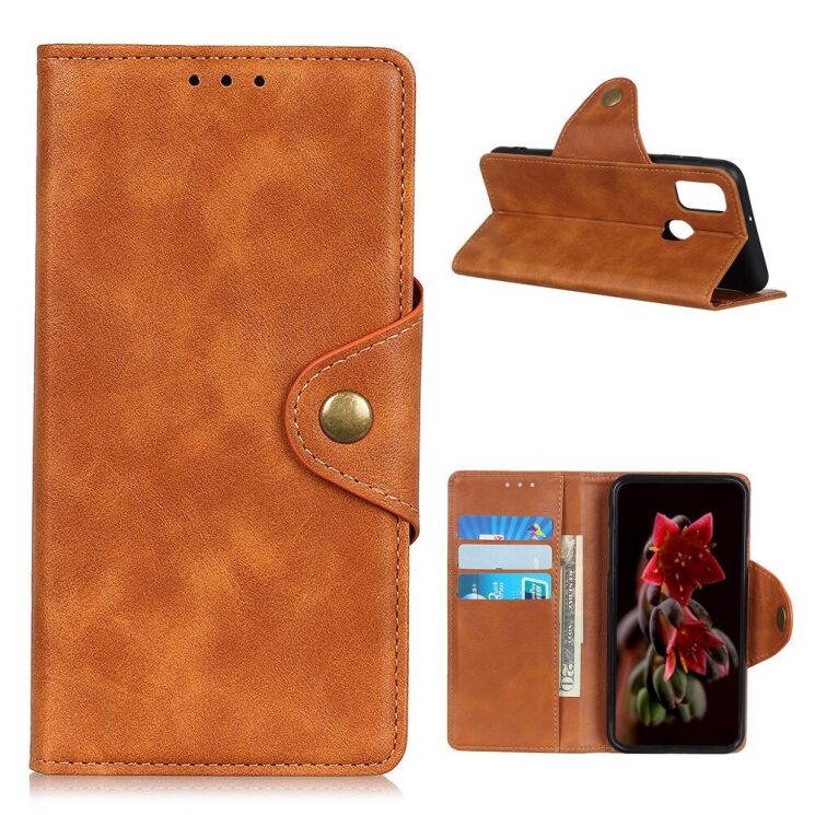 Чехол UniCase Vintage Wallet для ZTE Blade A7s - Brown: фото 1 из 13
